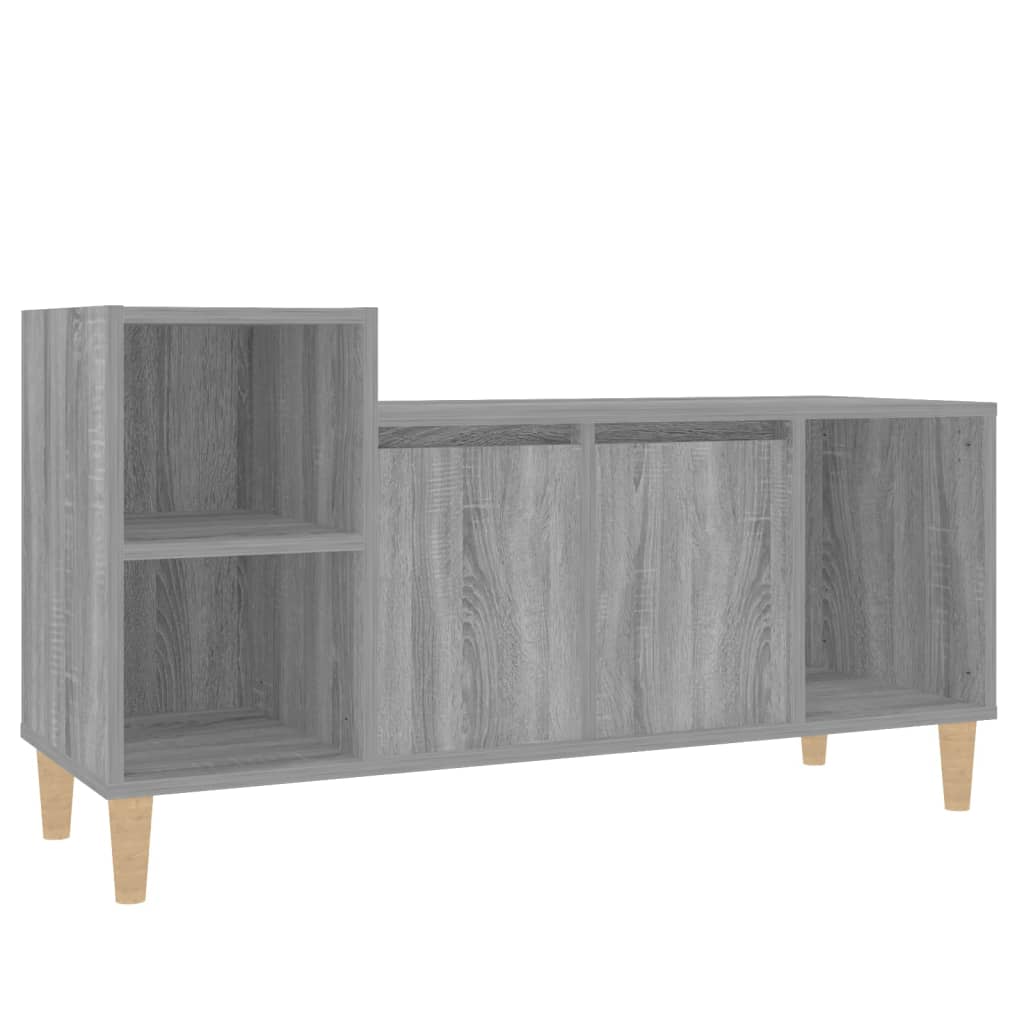 Mobile TV Grigio Sonoma 100x35x55 cm in Legno Multistrato - homemem39