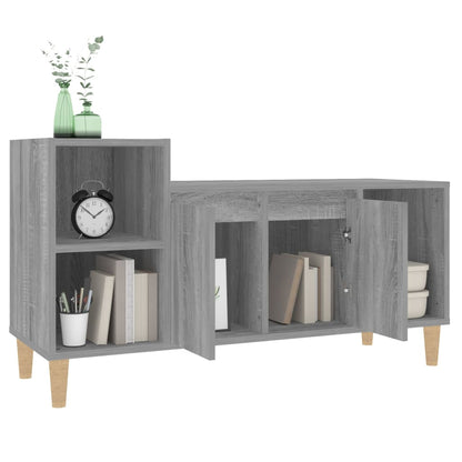 Mobile TV Grigio Sonoma 100x35x55 cm in Legno Multistrato - homemem39