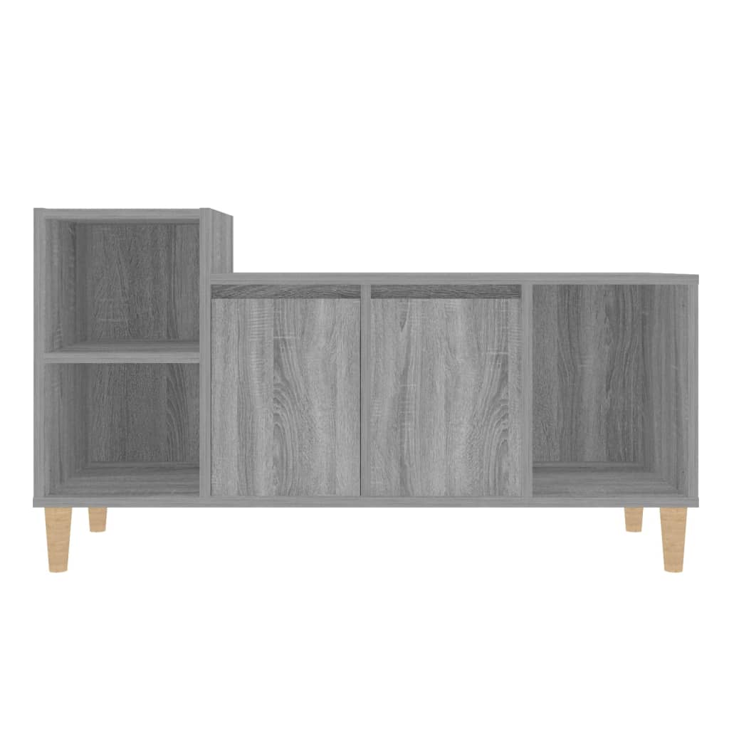 Mobile TV Grigio Sonoma 100x35x55 cm in Legno Multistrato - homemem39