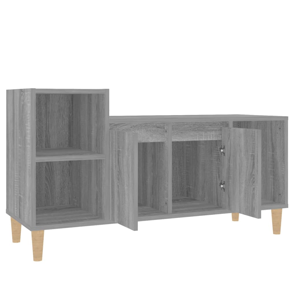 Mobile TV Grigio Sonoma 100x35x55 cm in Legno Multistrato - homemem39