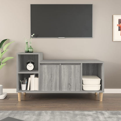 Mobile TV Grigio Sonoma 100x35x55 cm in Legno Multistrato - homemem39