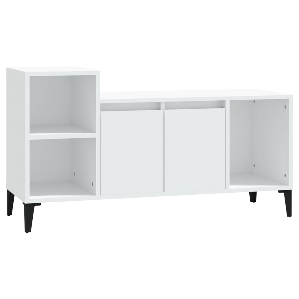 Mobile Porta TV Bianco 100x35x55 cm in Legno Multistrato - homemem39