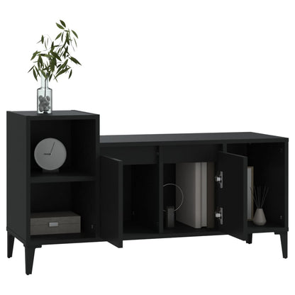 Mobile Porta TV Nero 100x35x55 cm in Legno Multistrato - homemem39