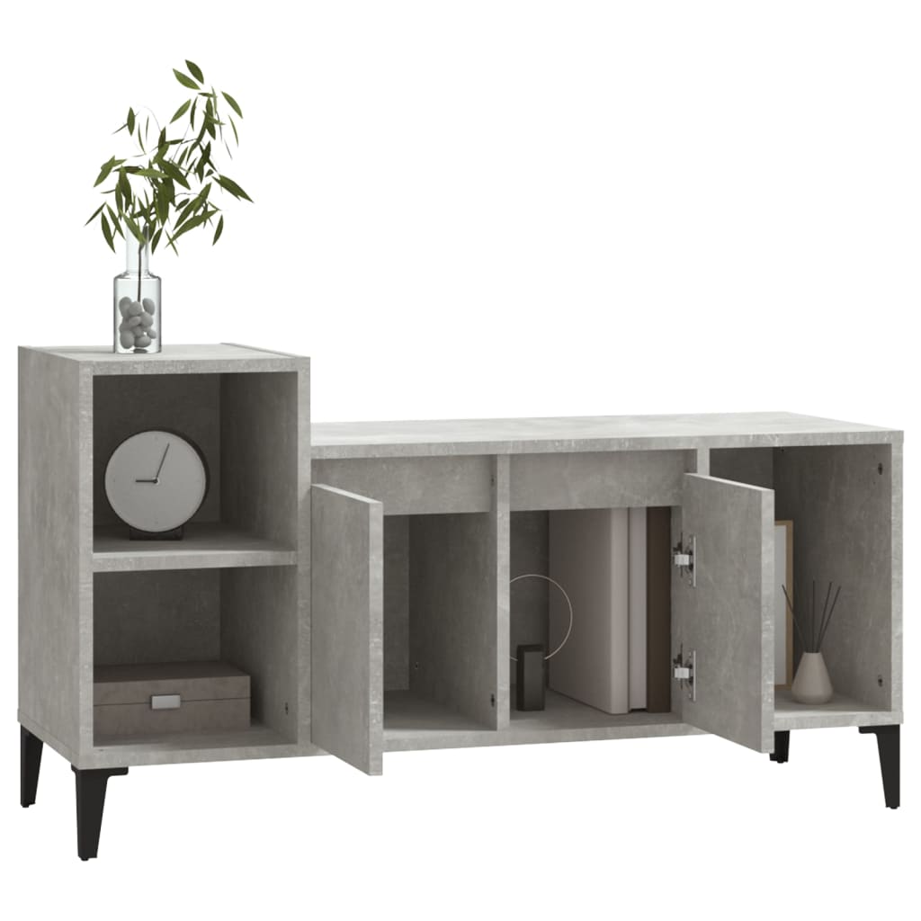 Mobile per TV Grigio Cemento 100x35x55 cm Legno Multistrato - homemem39