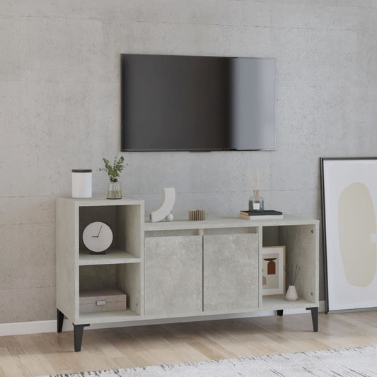 Mobile per TV Grigio Cemento 100x35x55 cm Legno Multistrato - homemem39