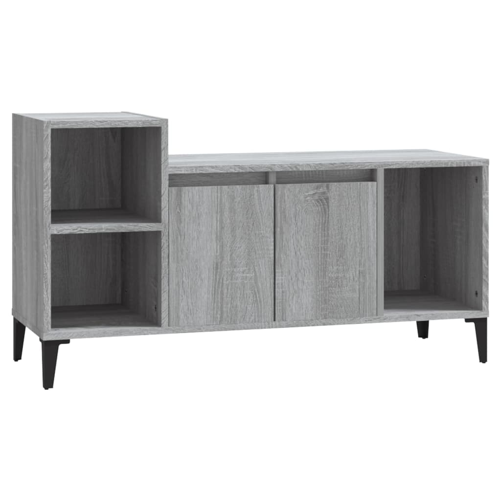 Mobile TV Grigio Sonoma 100x35x55 cm in Legno Multistrato - homemem39