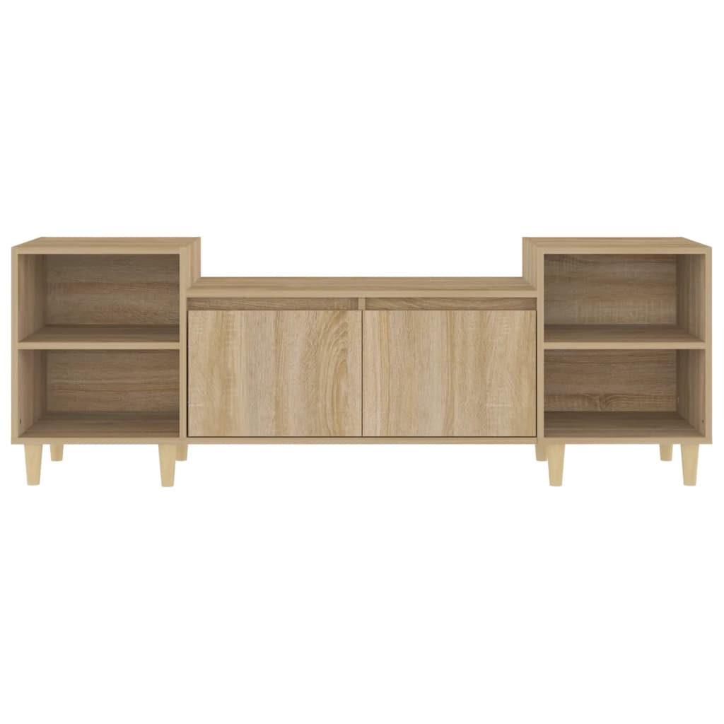 Mobile Porta TV Rovere Sonoma 160x35x55 cm Legno Multistrato - homemem39