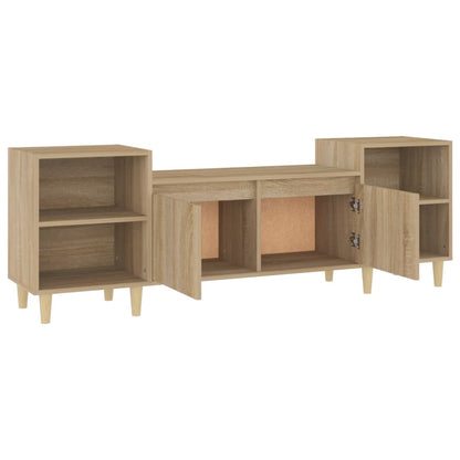 Mobile Porta TV Rovere Sonoma 160x35x55 cm Legno Multistrato - homemem39