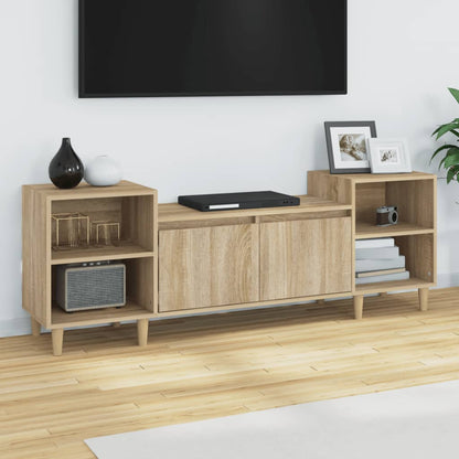 Mobile Porta TV Rovere Sonoma 160x35x55 cm Legno Multistrato - homemem39