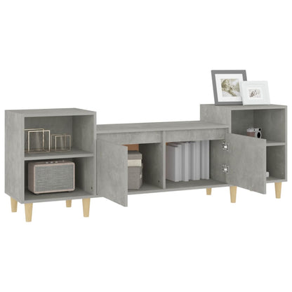 Mobile per TV Grigio Cemento 160x35x55 cm Legno Multistrato - homemem39