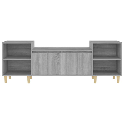 Mobile TV Grigio Sonoma 160x35x55 cm in Legno Multistrato - homemem39