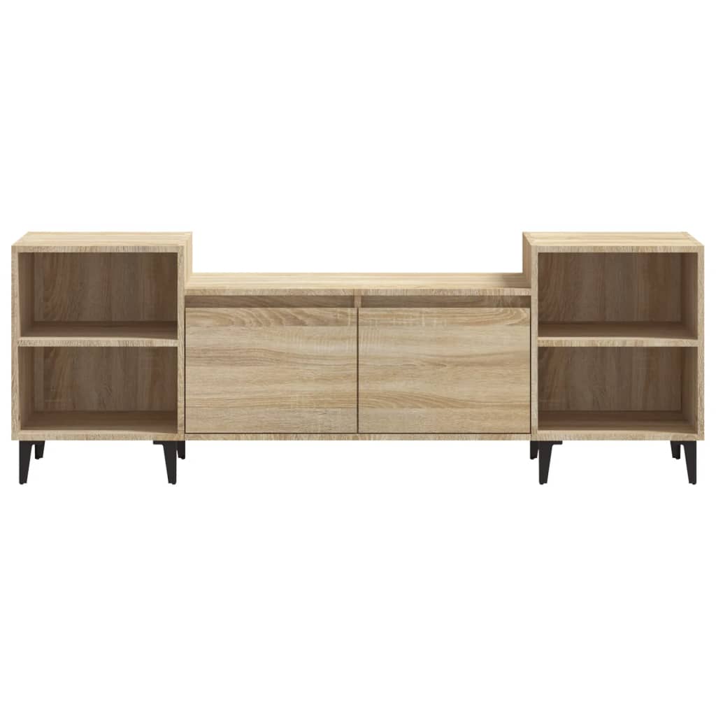 Mobile Porta TV Rovere Sonoma 160x35x55 cm Legno Multistrato - homemem39