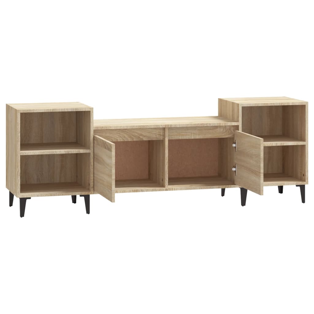 Mobile Porta TV Rovere Sonoma 160x35x55 cm Legno Multistrato - homemem39