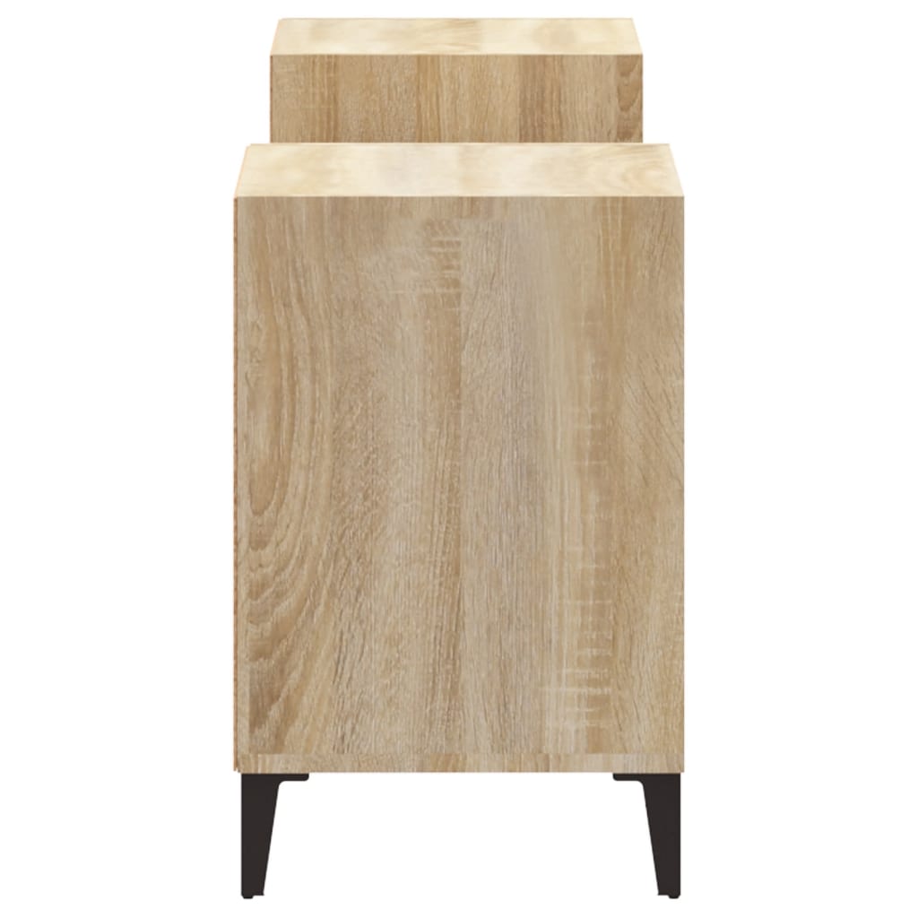 Mobile Porta TV Rovere Sonoma 160x35x55 cm Legno Multistrato - homemem39