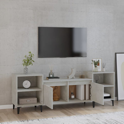 Mobile per TV Grigio Cemento 160x35x55 cm Legno Multistrato - homemem39