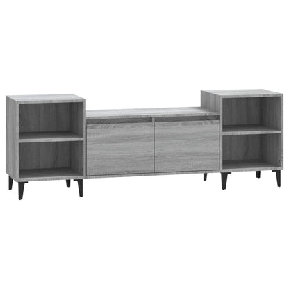 Mobile TV Grigio Sonoma 160x35x55 cm in Legno Multistrato - homemem39