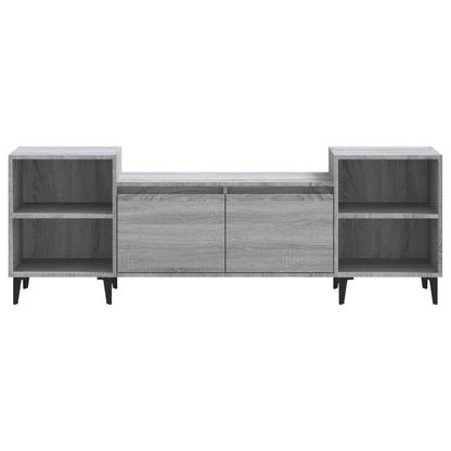 Mobile TV Grigio Sonoma 160x35x55 cm in Legno Multistrato - homemem39