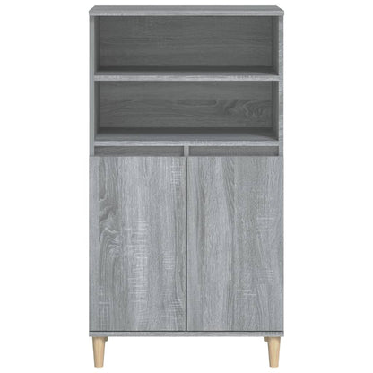 Credenza Grigio Sonoma 60x36x110 cm in Legno Multistrato - homemem39