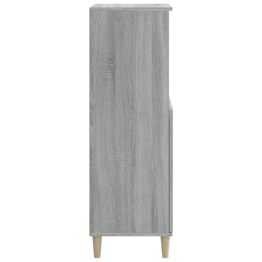 Credenza Grigio Sonoma 60x36x110 cm in Legno Multistrato - homemem39