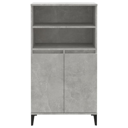 Credenza Grigio Cemento 60x36x110 cm in Legno Multistrato - homemem39