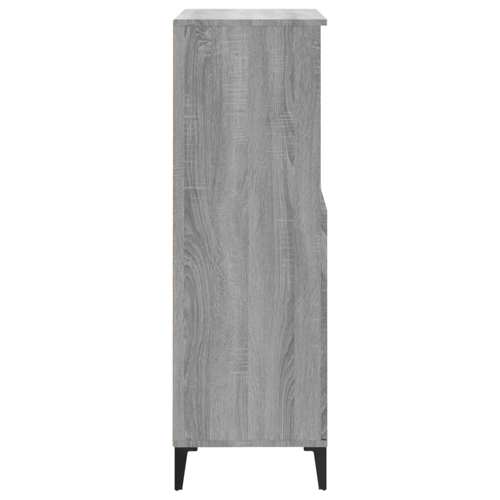 Credenza Grigio Sonoma 60x36x110 cm in Legno Multistrato - homemem39