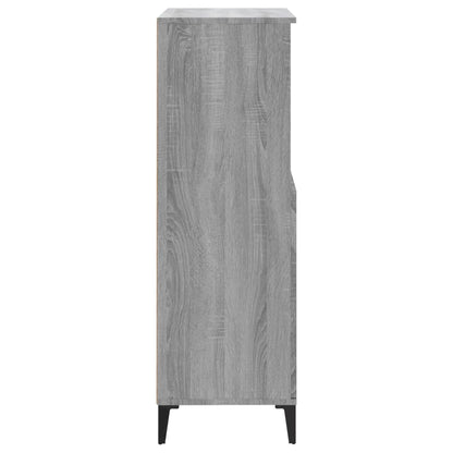 Credenza Grigio Sonoma 60x36x110 cm in Legno Multistrato - homemem39