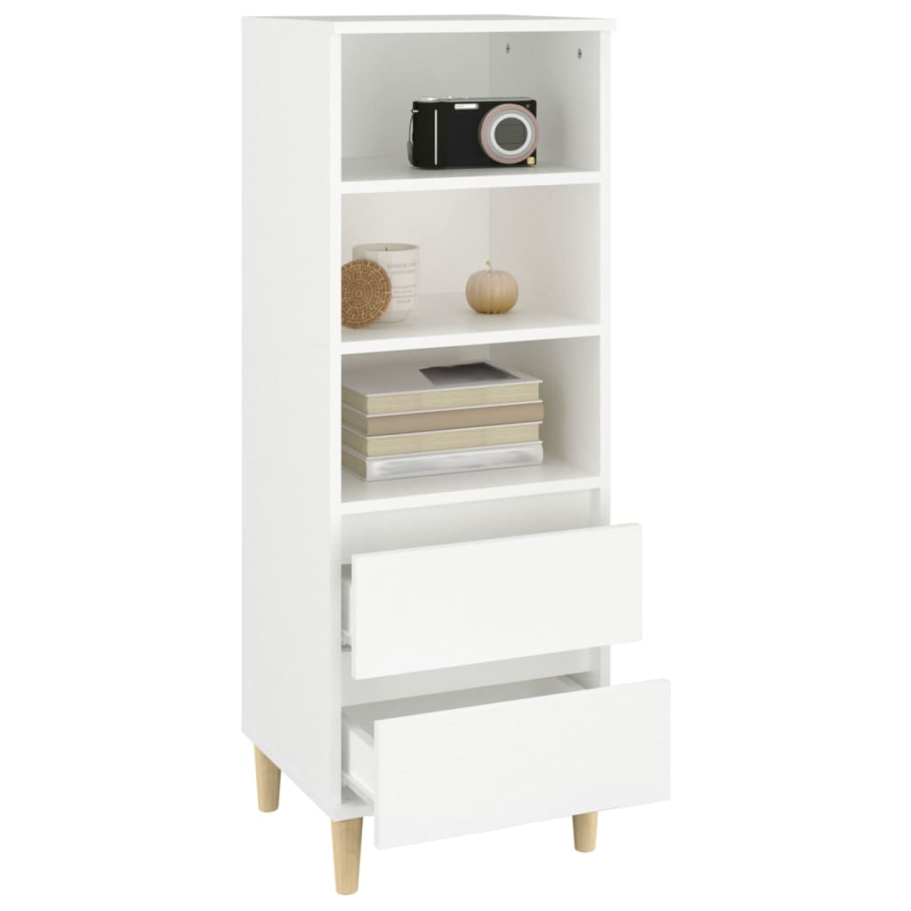 Credenza Bianco 40x36x110 cm in Legno Multistrato - homemem39