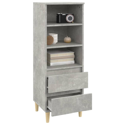 Credenza Grigio Cemento 40x36x110 cm in Legno Multistrato - homemem39