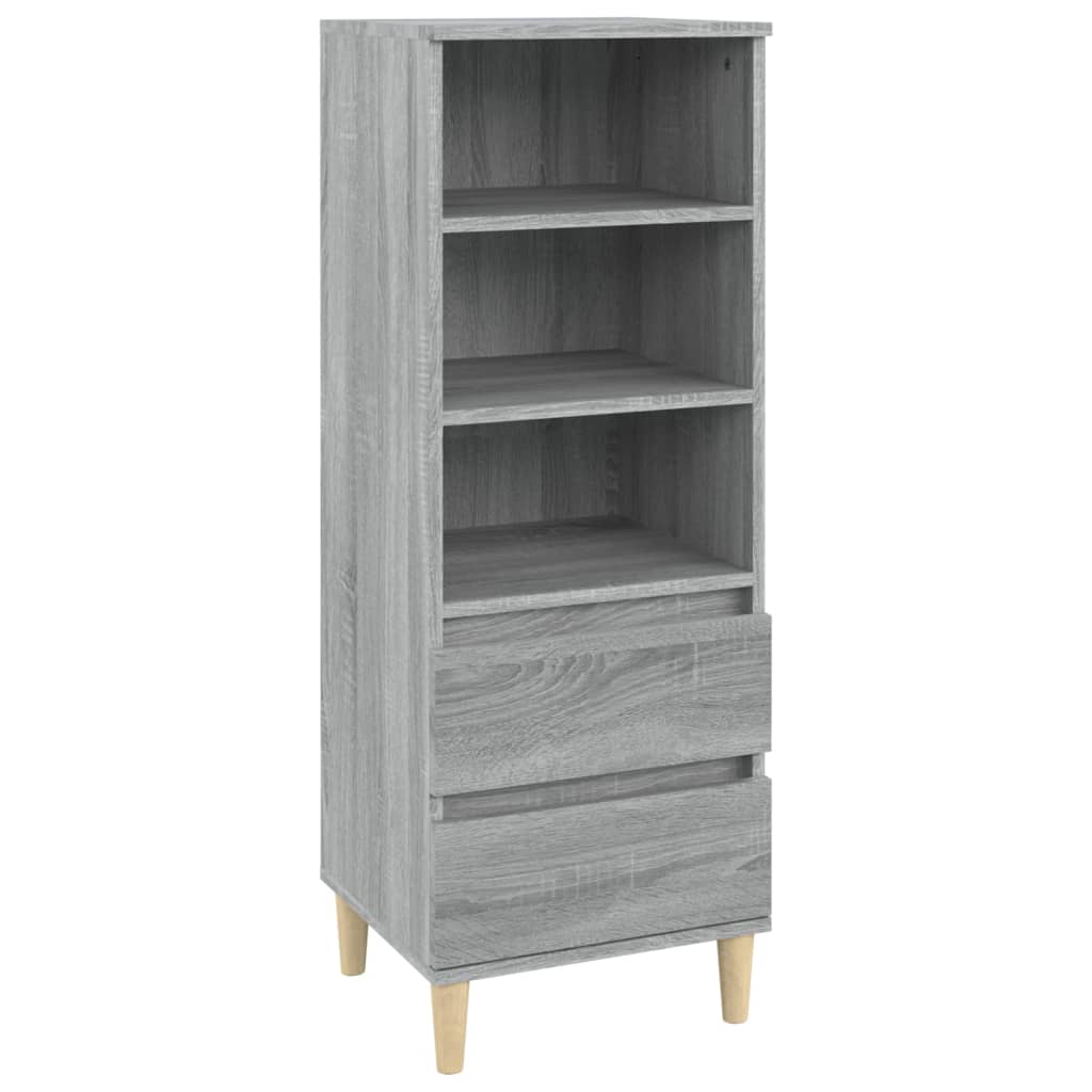 Credenza Grigio Sonoma 40x36x110 cm in Legno Multistrato - homemem39