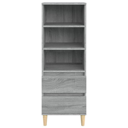 Credenza Grigio Sonoma 40x36x110 cm in Legno Multistrato - homemem39