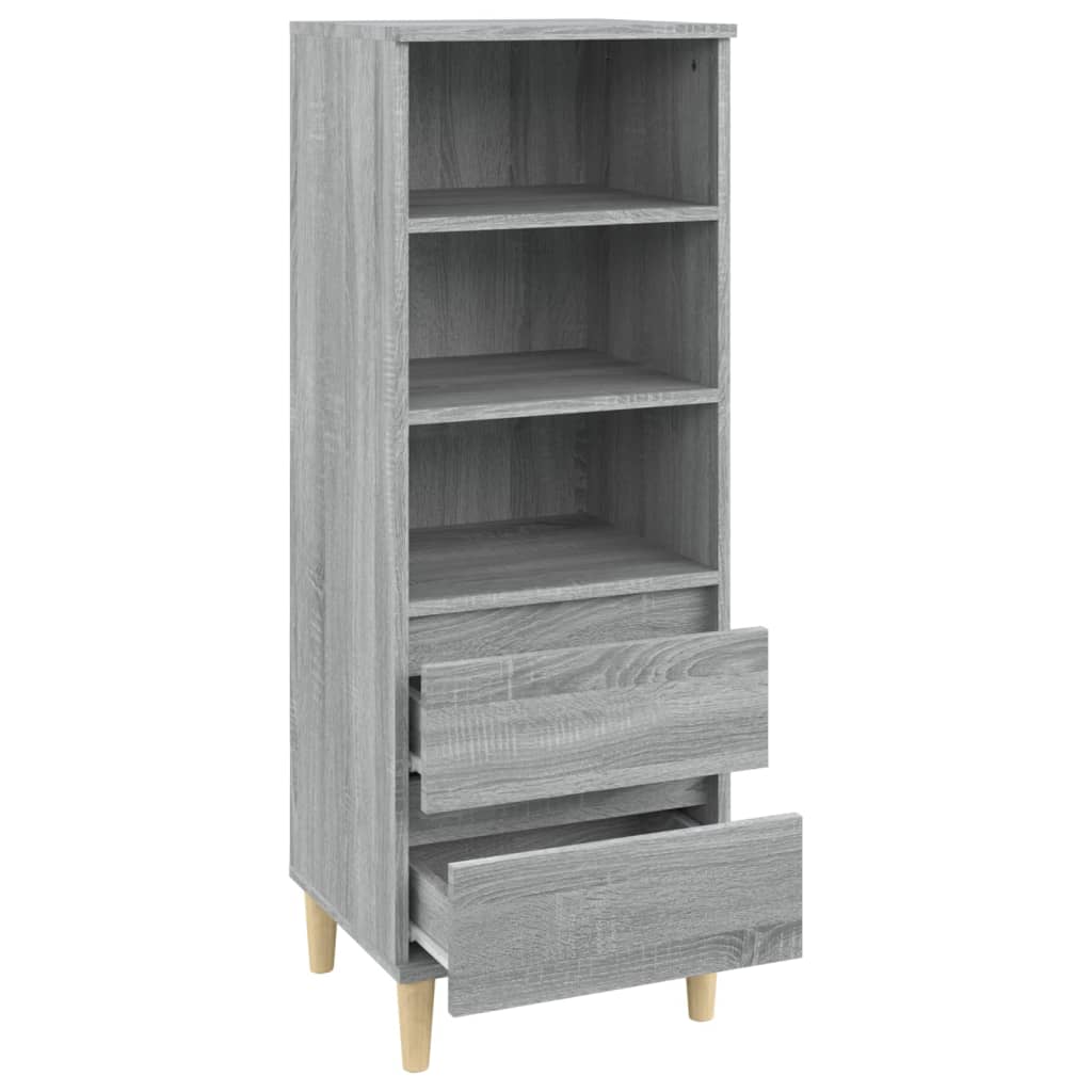 Credenza Grigio Sonoma 40x36x110 cm in Legno Multistrato - homemem39