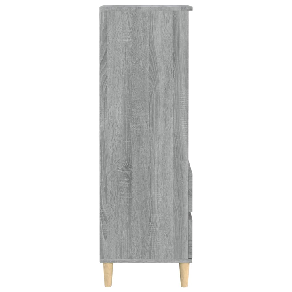 Credenza Grigio Sonoma 40x36x110 cm in Legno Multistrato - homemem39