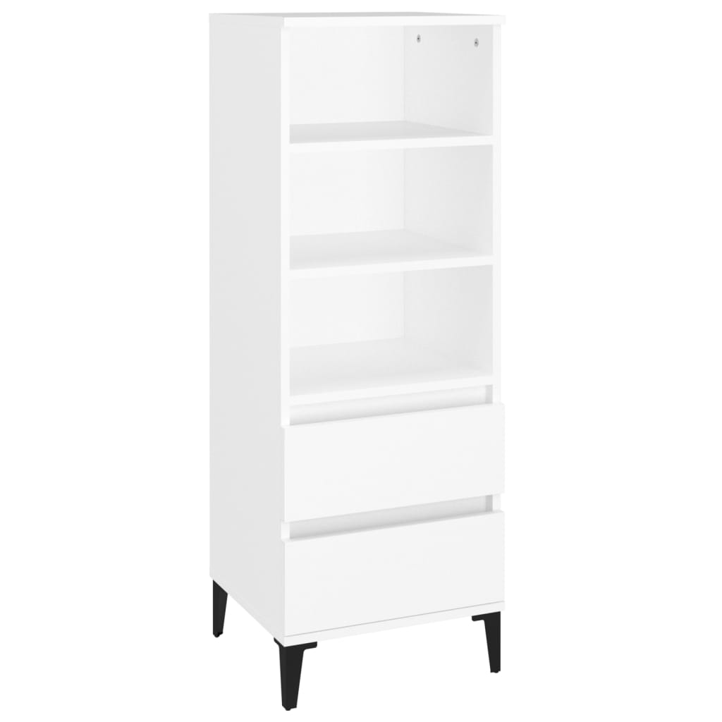 Credenza Bianco 40x36x110 cm in Legno Multistrato - homemem39