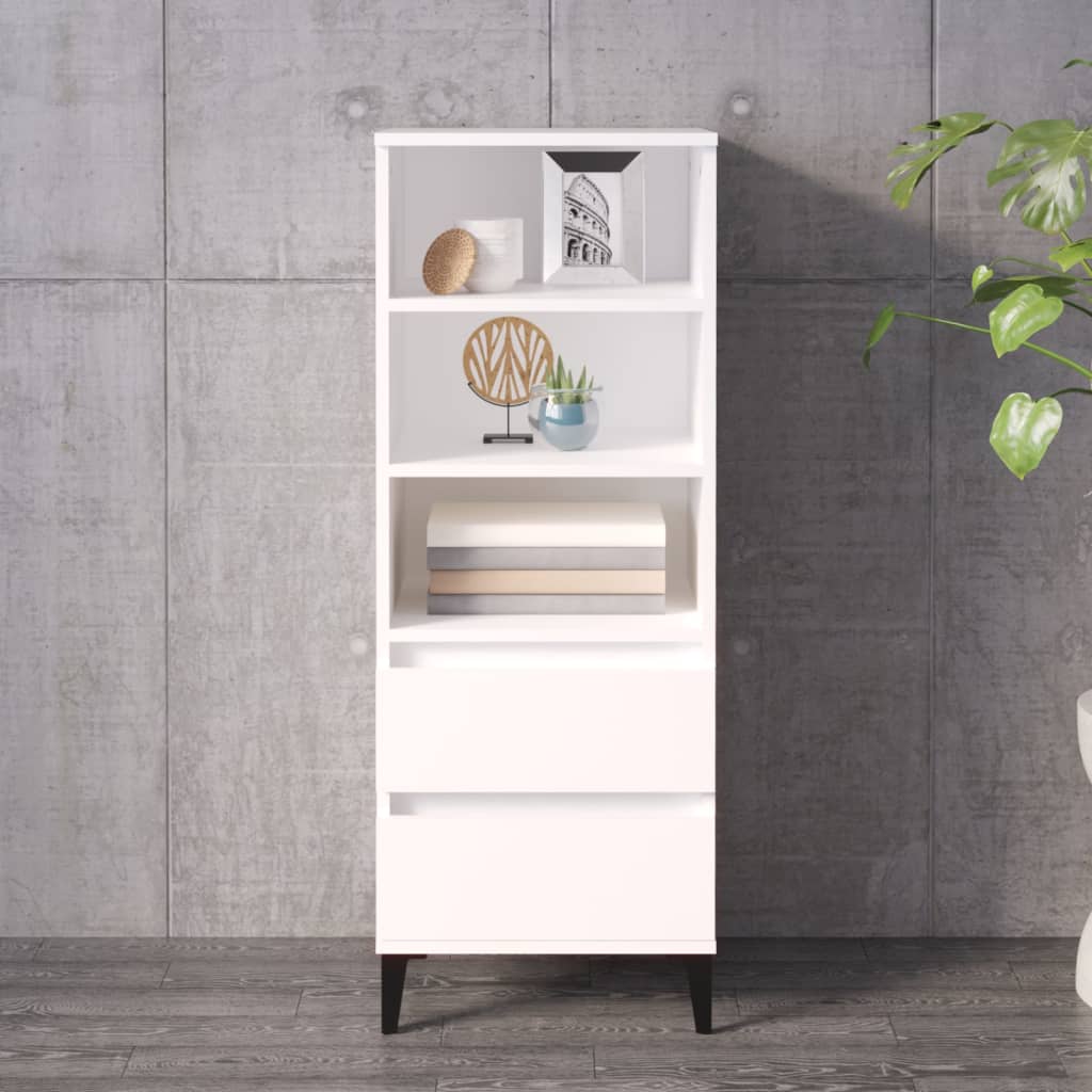 Credenza Bianco 40x36x110 cm in Legno Multistrato - homemem39