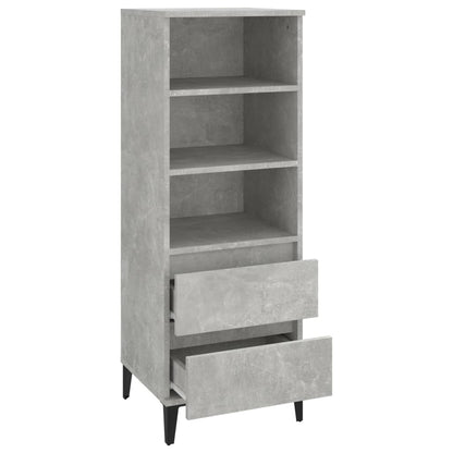 Credenza Grigio Cemento 40x36x110 cm in Legno Multistrato - homemem39