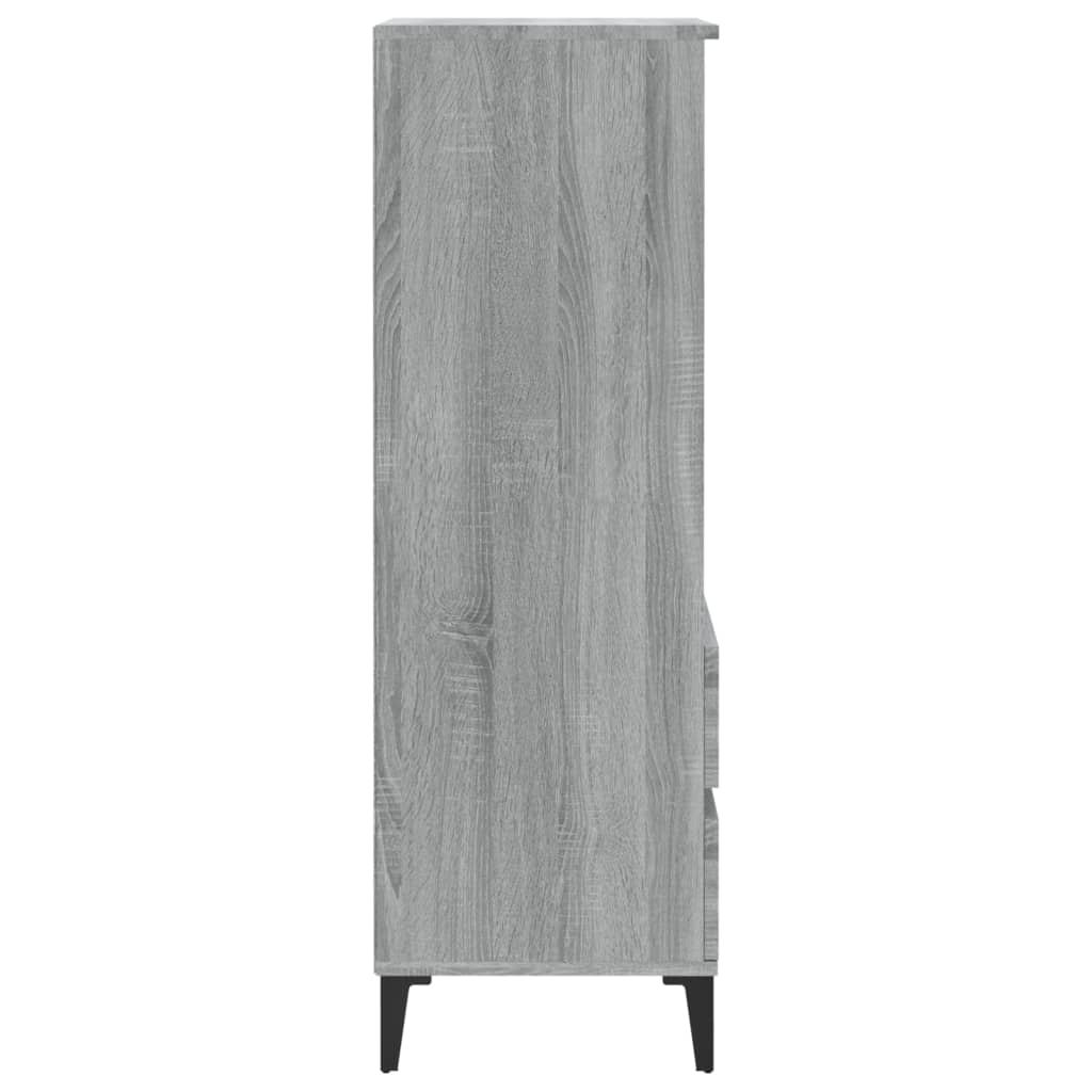 Credenza Grigio Sonoma 40x36x110 cm in Legno Multistrato - homemem39