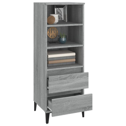 Credenza Grigio Sonoma 40x36x110 cm in Legno Multistrato - homemem39