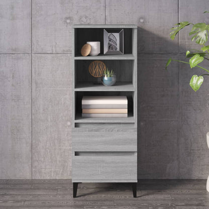 Credenza Grigio Sonoma 40x36x110 cm in Legno Multistrato - homemem39