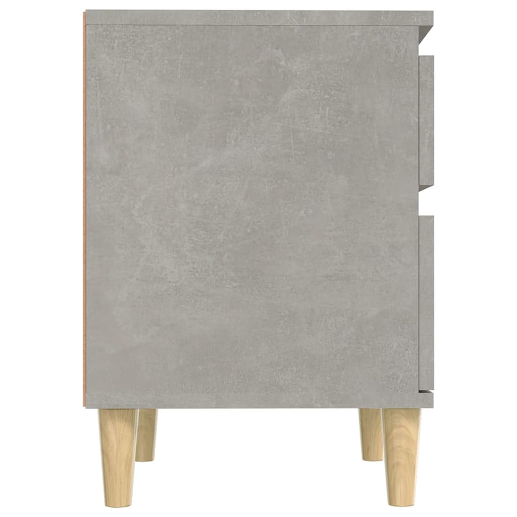 Comodino Grigio Cemento 40x35x50 cm - homemem39