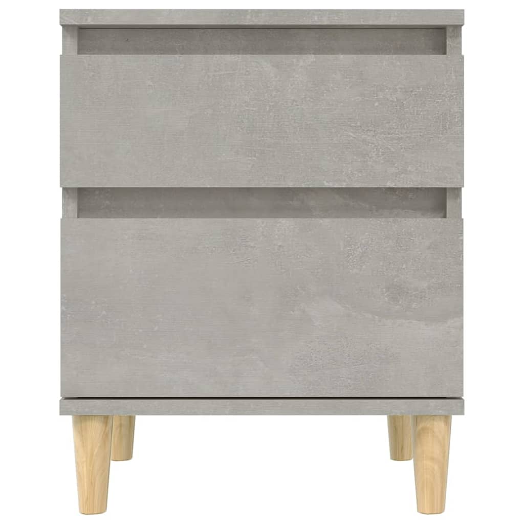 Comodini 2 pz Grigio Cemento 40x35x50 cm - homemem39