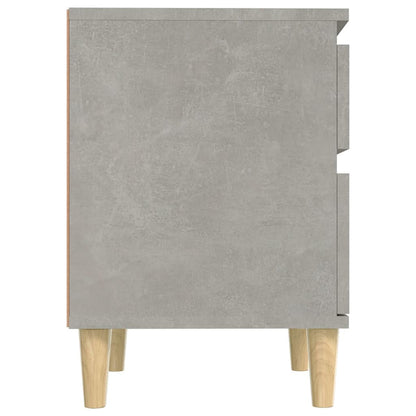 Comodini 2 pz Grigio Cemento 40x35x50 cm - homemem39