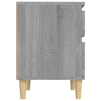 Comodino Grigio Sonoma 40x35x50 cm - homemem39