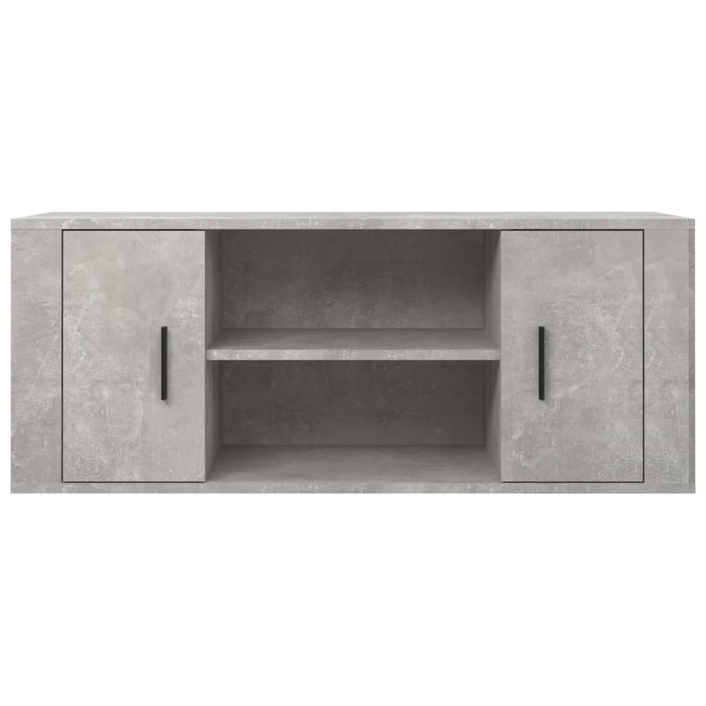 Mobile per TV Grigio Cemento 100x35x40 cm Legno Multistrato - homemem39