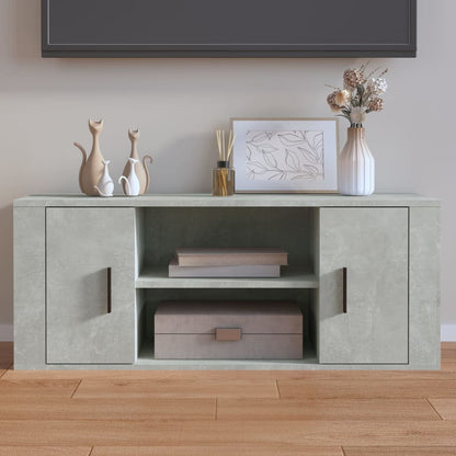 Mobile per TV Grigio Cemento 100x35x40 cm Legno Multistrato - homemem39