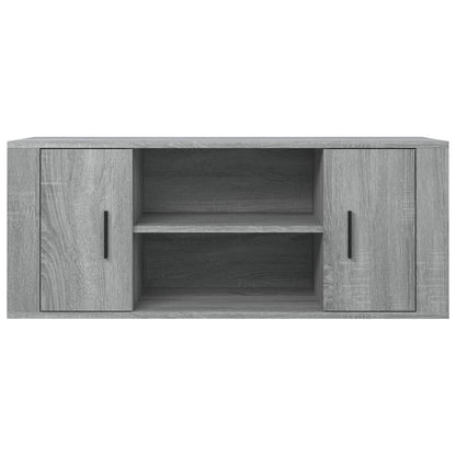 Mobile TV Grigio Sonoma 100x35x40 cm in Legno Multistrato - homemem39