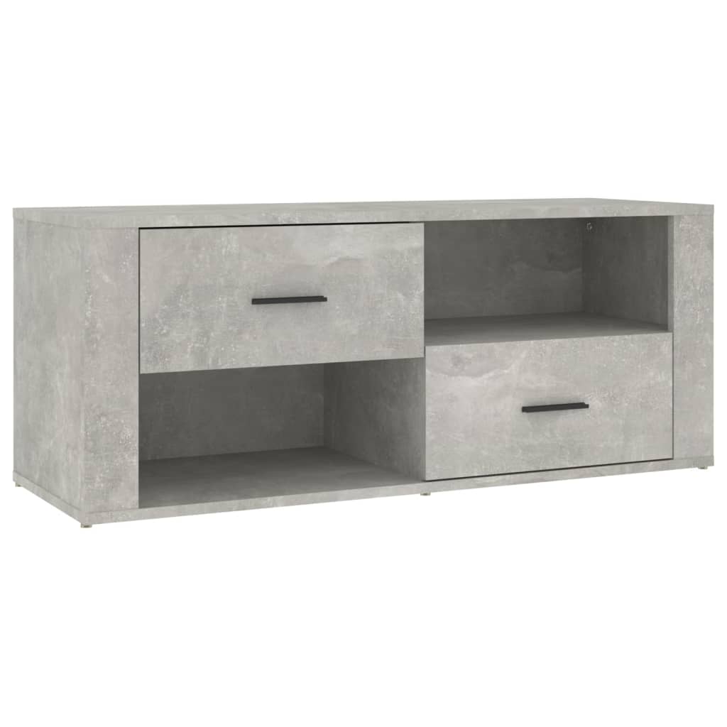 Mobile per TV Grigio Cemento 100x35x40 cm Legno Multistrato - homemem39