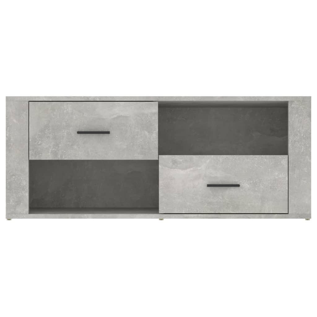 Mobile per TV Grigio Cemento 100x35x40 cm Legno Multistrato - homemem39