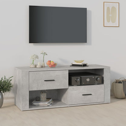 Mobile per TV Grigio Cemento 100x35x40 cm Legno Multistrato - homemem39