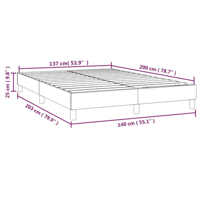 Giroletto a Molle Grigio Scuro 140x200 cm in Tessuto - homemem39