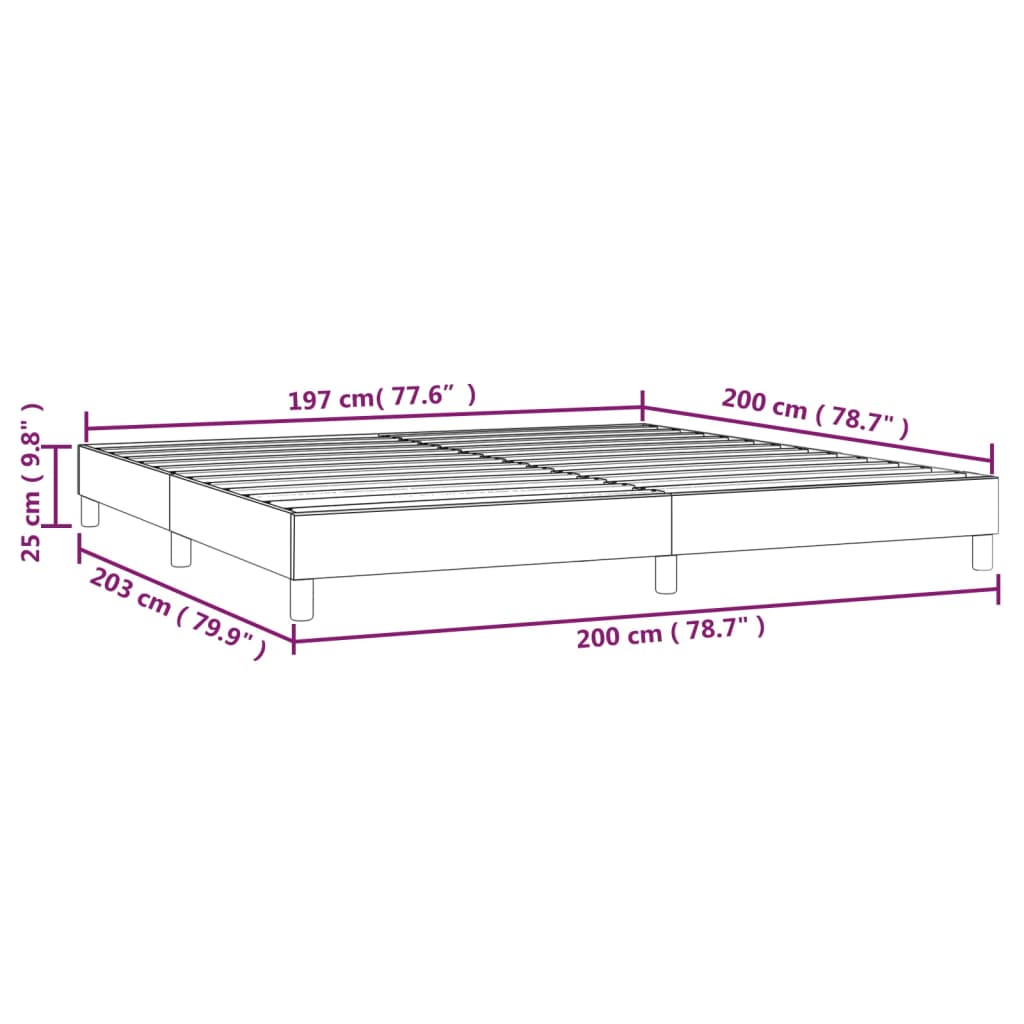 Giroletto a Molle Grigio Chiaro 200x200 cm in Tessuto - homemem39